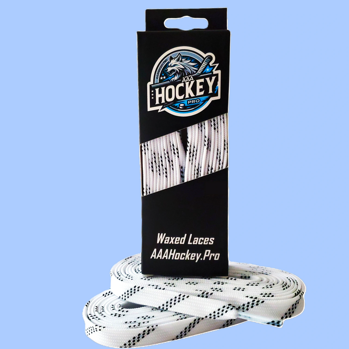Waxed Hockey Skate Laces AAA Hockey Pro
